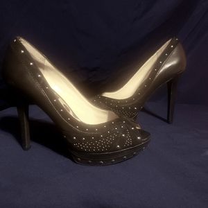 Gianni Bini black stud heels